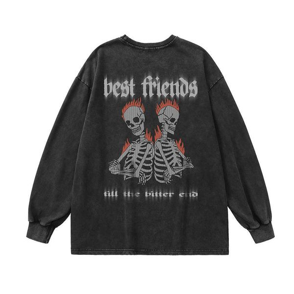 men's t-shirts men long sleeve vintage grunge clothes skulls print graphic t shirts y2k streetwear goth t-shirts harajuku anime retro, White;black
men's t-shirts men long sleeve vintage grunge clothes skulls print graphic t shirts y2k streetwear goth t-shirts harajuku anime retro, White;black