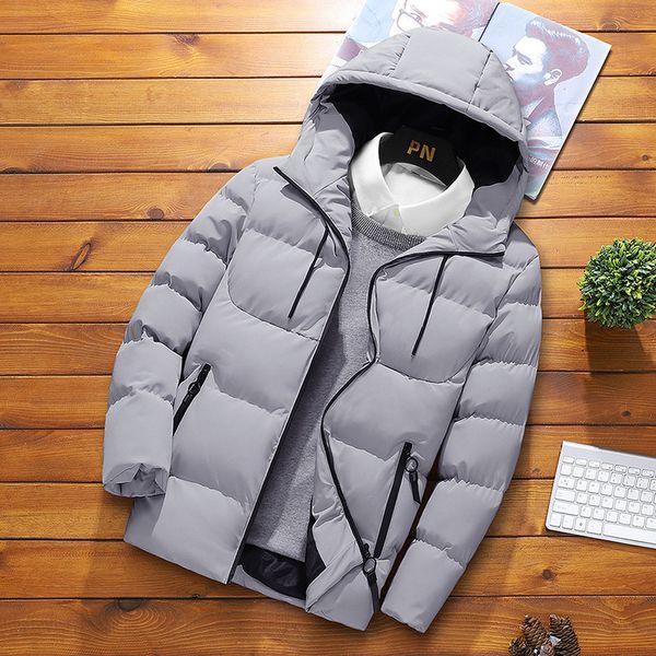 hooded puffer jacket men autumn winter cotton padded jackets thicken warm solid color outdoor jackets fashion clothing, Black;brown
hooded puffer jacket men autumn winter cotton padded jackets thicken warm solid color outdoor jackets fashion clothing, Black;brown