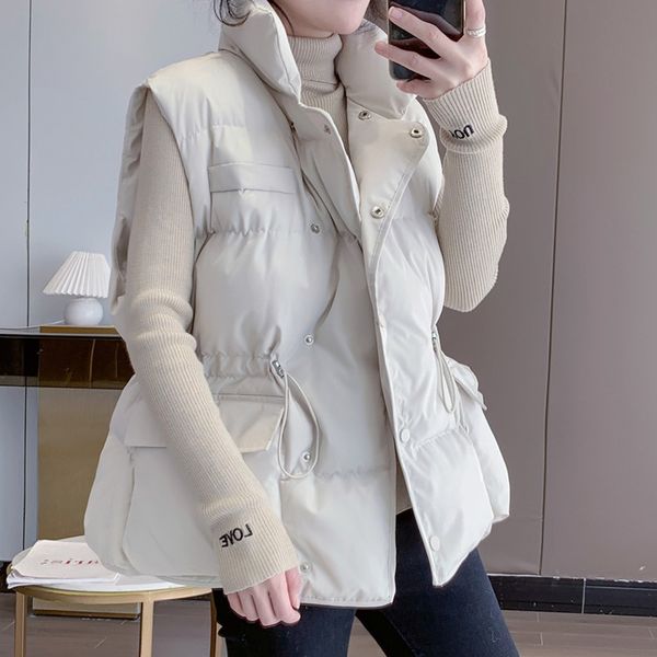 women's vests 0406 khaki beige black down cotton vest waistcoat women korean style short vest coat female loose thick warm autumn winte, Black;white
women's vests 0406 khaki beige black down cotton vest waistcoat women korean style short vest coat female loose thick warm autumn winte, Black;white