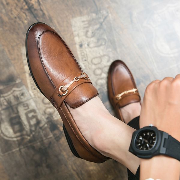 vintage old oxford shoes pointed toe vegan woven strap one stirrup men's fashion formal casual shoes multiple sizes 38-47, Black
vintage old oxford shoes pointed toe vegan woven strap one stirrup men's fashion formal casual shoes multiple sizes 38-47, Black