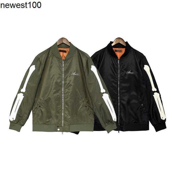 designer men's jackets amirs autumn new men's wear series bone embroidery pattern color contrast personalized trend men's wom, Black;brown
designer men's jackets amirs autumn new men's wear series bone embroidery pattern color contrast personalized trend men's wom, Black;brown