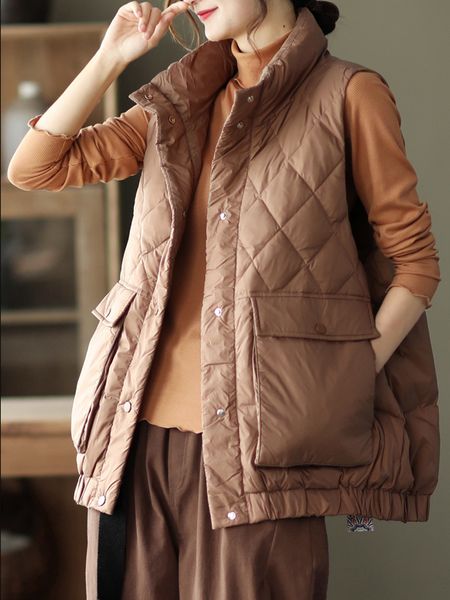 women's vests janveny autumn winter ulitra light women 90 white duck down vest fashion waistcoat windproof stand collar loose gilet 221, Black;white
women's vests janveny autumn winter ulitra light women 90 white duck down vest fashion waistcoat windproof stand collar loose gilet 221, Black;white