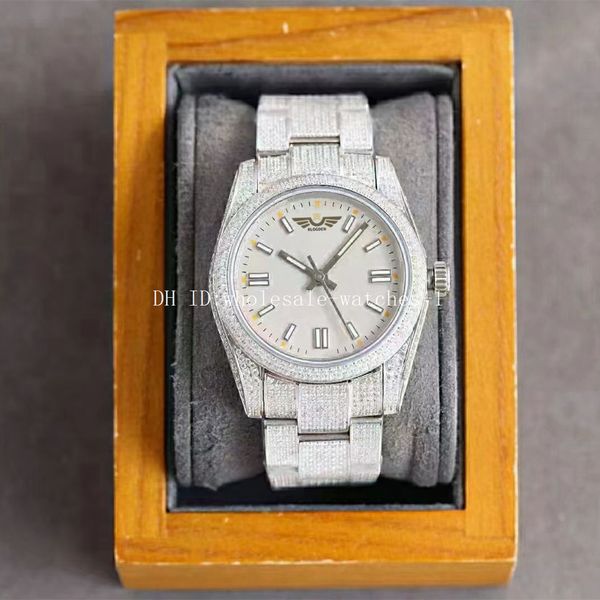 5 star super watch full diamond nf v5 version 5 color 2813 automatic movement wristwatch 41mm 124300 white dail sapphire men watches 18k whi, Slivery;brown
5 star super watch full diamond nf v5 version 5 color 2813 automatic movement wristwatch 41mm 124300 white dail sapphire men watches 18k whi, Slivery;brown