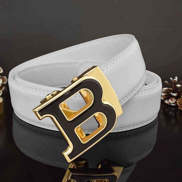 2021 belt men's genuine leather automatic buckle brand casual youth b letter jeans belts for men luxury designer black white 3100, Black;brown
2021 belt men's genuine leather automatic buckle brand casual youth b letter jeans belts for men luxury designer black white 3100, Black;brown