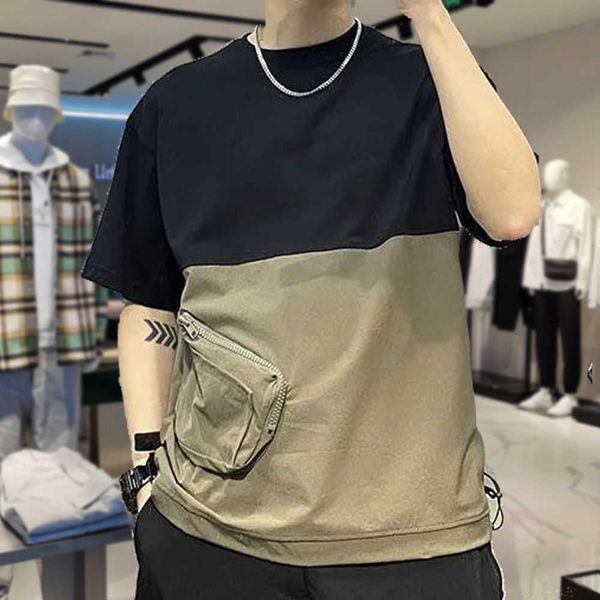men's t-shirts men's clothing retro summer youth stitching pullover round neck short sleeve loose tooling t-shirt casual all-match, White;black
men's t-shirts men's clothing retro summer youth stitching pullover round neck short sleeve loose tooling t-shirt casual all-match, White;black