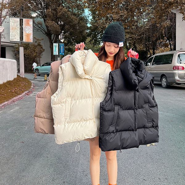 women's vests autumn winter korean style loose down cotton vest sleeveless down cotton female solid color wild women vest coat f556 221, Black;white
women's vests autumn winter korean style loose down cotton vest sleeveless down cotton female solid color wild women vest coat f556 221, Black;white