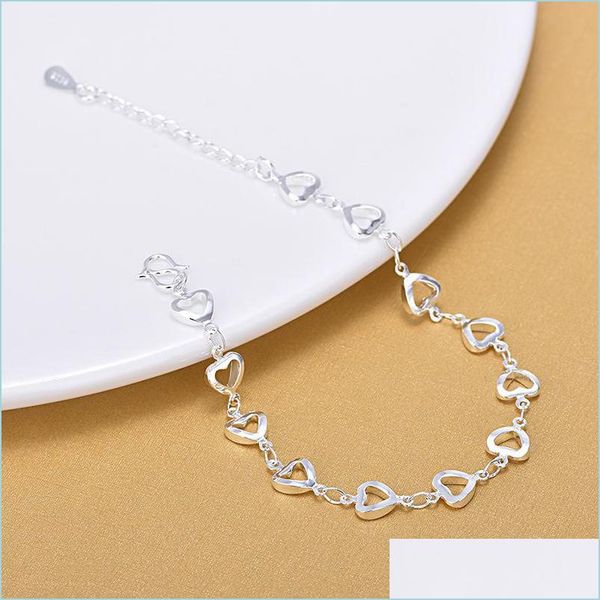 charm bracelets women 925 sterling sliver bracelets handwear fashion charm love-heart pendant anklets bracelet two type jewelry valen dhgxt, Golden;silver
charm bracelets women 925 sterling sliver bracelets handwear fashion charm love-heart pendant anklets bracelet two type jewelry valen dhgxt, Golden;silver