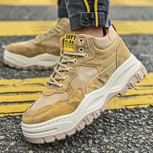 dress shoes casual men platform retro nubuck hard wearing male sneakers lace up breathable working man zapatos de hombre 221007, Black
dress shoes casual men platform retro nubuck hard wearing male sneakers lace up breathable working man zapatos de hombre 221007, Black
