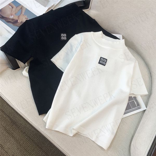 letter slim fit knit sweaters for women short sleeve t shirts fashion classic pullover tee knitting hoodie clothing, White
letter slim fit knit sweaters for women short sleeve t shirts fashion classic pullover tee knitting hoodie clothing, White
