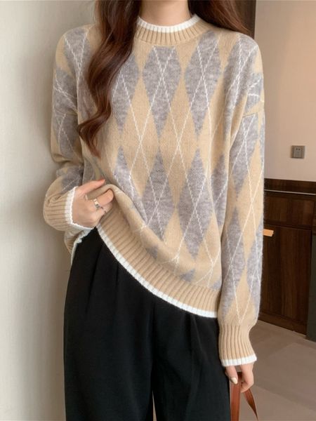 women's knits tees women knitted sweater fashion oversized pullovers ladies winter loose sweater korean college style woman jumper suet, White
women's knits tees women knitted sweater fashion oversized pullovers ladies winter loose sweater korean college style woman jumper suet, White