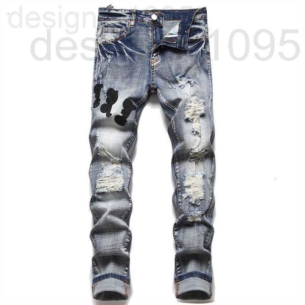 men's jeans designer am european men's jeans hole patch trend elastic slim fit leggings versatile pants 3093 xoxc, Blue
men's jeans designer am european men's jeans hole patch trend elastic slim fit leggings versatile pants 3093 xoxc, Blue