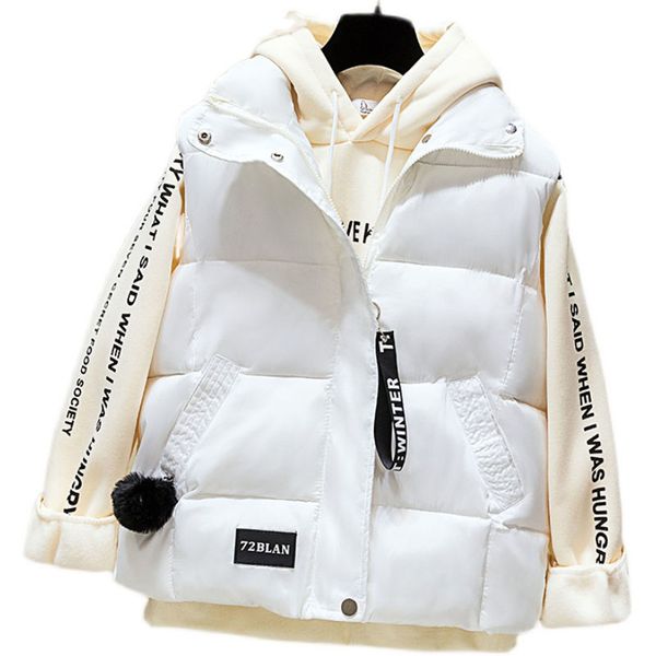 women's vests women autumn down vest jacket bread thick warm plus size loose student female winter stand collar vest coat f052 221007, Black;white
women's vests women autumn down vest jacket bread thick warm plus size loose student female winter stand collar vest coat f052 221007, Black;white