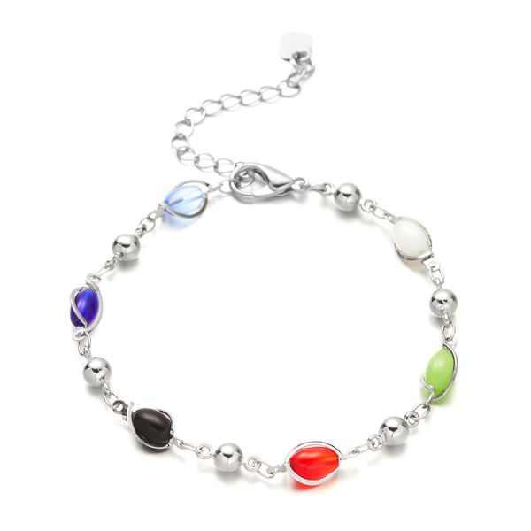 wholesale bracelets european and american geometric oval imitation gem bead chain bracelet versatile lady charms chains, Golden;silver
wholesale bracelets european and american geometric oval imitation gem bead chain bracelet versatile lady charms chains, Golden;silver