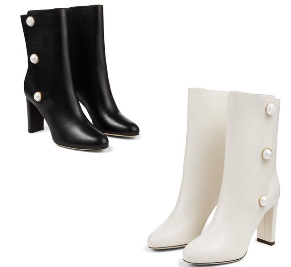 fashion women leather ankle boots famous brands refined calfskin rounded toe slanted shaft and high heel designer casual booty ankles short, Black
fashion women leather ankle boots famous brands refined calfskin rounded toe slanted shaft and high heel designer casual booty ankles short, Black