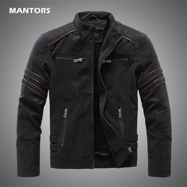 men's leather faux men winter brand jacket casual motorcycle inner fleece pu coat jackets mens clothing streetwear 221007, Black
men's leather faux men winter brand jacket casual motorcycle inner fleece pu coat jackets mens clothing streetwear 221007, Black