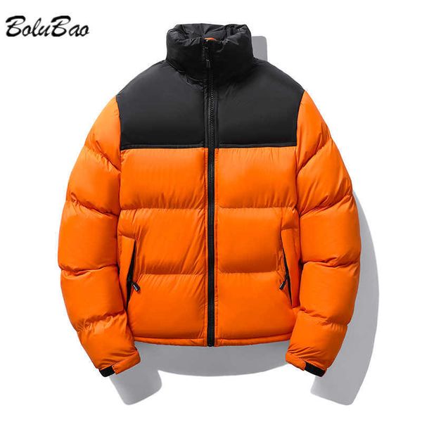 men's down parkas bolubao 2022 new men's parka thickened brand coat stitching contrast color high-quality cotton jackets coat men, Black
men's down parkas bolubao 2022 new men's parka thickened brand coat stitching contrast color high-quality cotton jackets coat men, Black