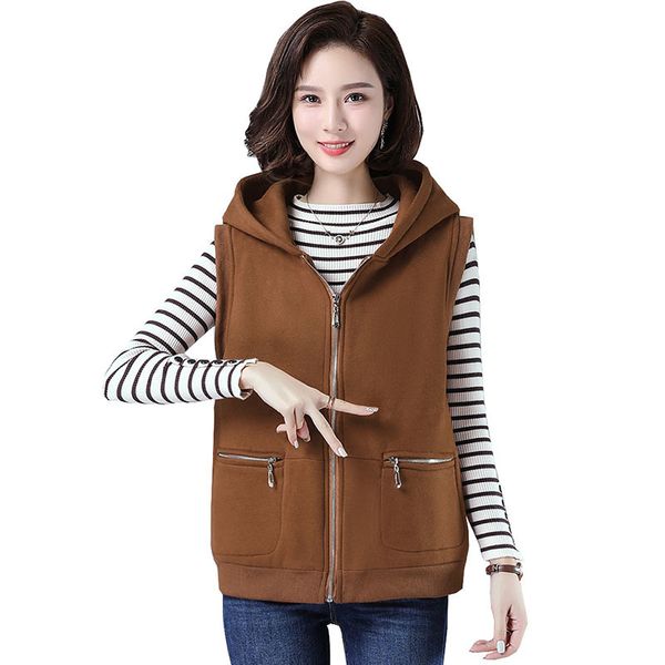 women's vests waistcoat ladies elegant hooded sleeveless vest women spring autumn casual vest zipper allmatch waistcoat coat f74 221007, Black;white
women's vests waistcoat ladies elegant hooded sleeveless vest women spring autumn casual vest zipper allmatch waistcoat coat f74 221007, Black;white