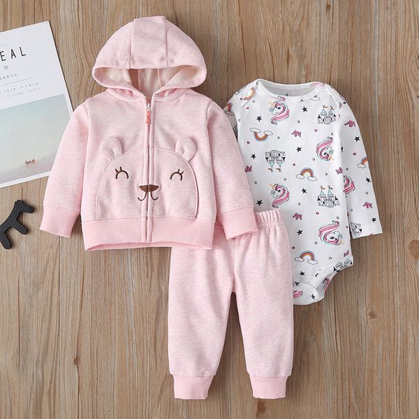 clothing sets baby girls boys clothes long sleeves hoodies coats pants bodysuits spring winter 3pcs born girl 221007, White
clothing sets baby girls boys clothes long sleeves hoodies coats pants bodysuits spring winter 3pcs born girl 221007, White