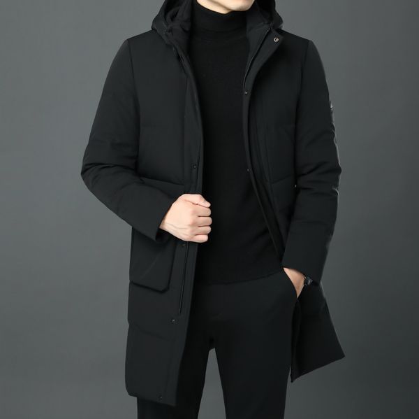 men's down parkas grade men's xlong thickwinter keep warm down jackets brand luxury designer men windbreaker coats white duck down, Black
men's down parkas grade men's xlong thickwinter keep warm down jackets brand luxury designer men windbreaker coats white duck down, Black