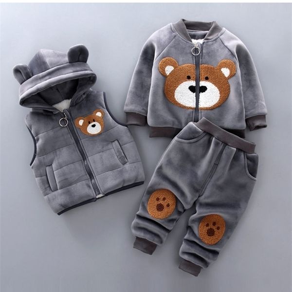 clothing sets winter baby boys girls clothes kids thickening plus velvet warm veatpants 3pcs outfits suit children clothing sets 221007, White
clothing sets winter baby boys girls clothes kids thickening plus velvet warm veatpants 3pcs outfits suit children clothing sets 221007, White
