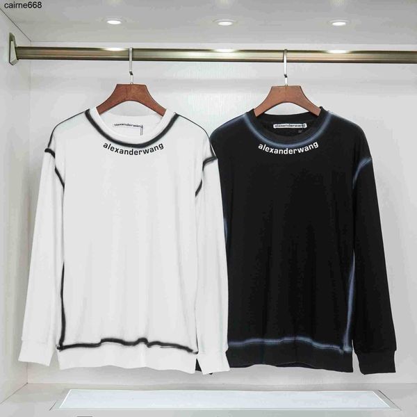 designer women's hoodies sweatshirts men's sweater autumn new ink-jet pressure alexanders letter round neck men women wangs, Black
designer women's hoodies sweatshirts men's sweater autumn new ink-jet pressure alexanders letter round neck men women wangs, Black