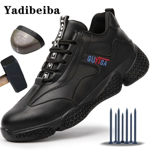 boots safety shoes steel toe boots antismashing waterproof work shoes men safety boots work sneakers pu leather industrial shoes male 221007, Black
boots safety shoes steel toe boots antismashing waterproof work shoes men safety boots work sneakers pu leather industrial shoes male 221007, Black
