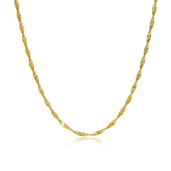 fashion gold color twisted flat snake chain necklaces for women gifts jewelry, Silver
fashion gold color twisted flat snake chain necklaces for women gifts jewelry, Silver