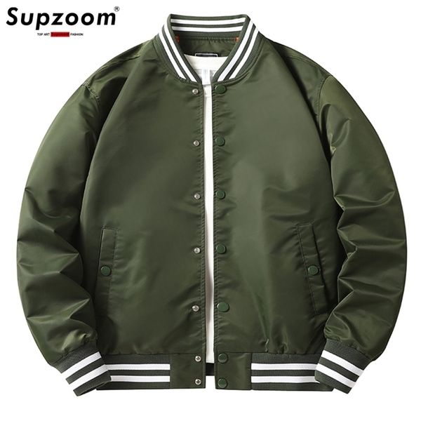 men's jackets supzoom arrival rib sleeve cotton fashion single breasted casual pilot ins bomber baseball jacket loose cardigan solid co, Black;brown
men's jackets supzoom arrival rib sleeve cotton fashion single breasted casual pilot ins bomber baseball jacket loose cardigan solid co, Black;brown