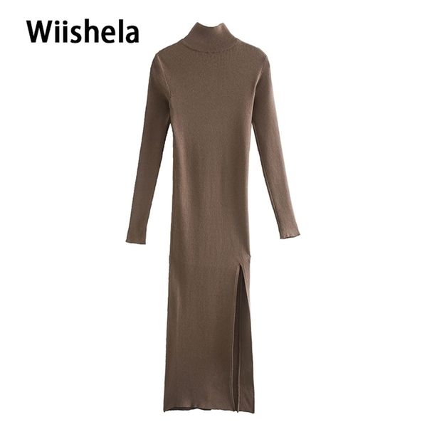 casual dresses willshela women long sleeves high-neck elastic midi fashion elegant chic lady knit sweater robe femme 221007, Black;gray
casual dresses willshela women long sleeves high-neck elastic midi fashion elegant chic lady knit sweater robe femme 221007, Black;gray