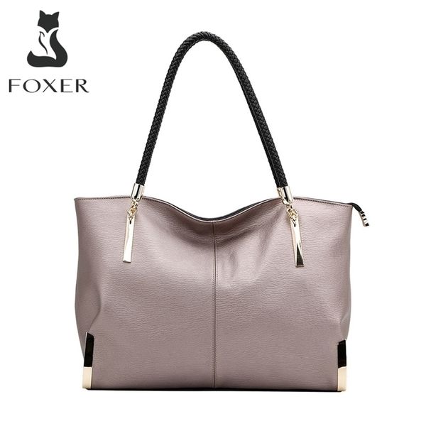 evening bags foxer brand women purse split leather handbag female shoulder designer luxury lady tote large capacity zipper handle 221006
evening bags foxer brand women purse split leather handbag female shoulder designer luxury lady tote large capacity zipper handle 221006