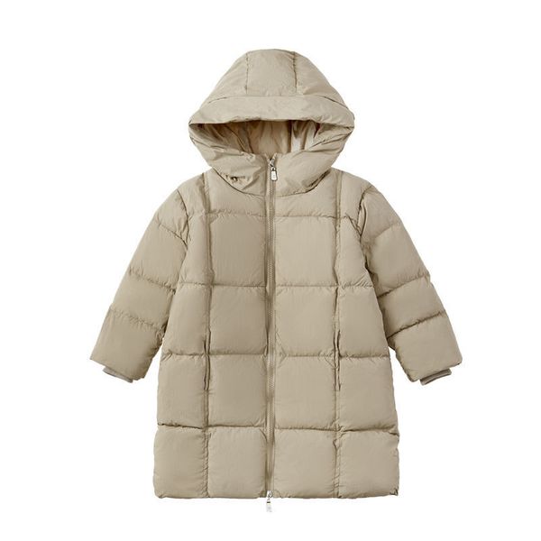 down coat children's zip up padded jacket over the knee long boys and girls winter clothes thickened 221007, Blue;gray
down coat children's zip up padded jacket over the knee long boys and girls winter clothes thickened 221007, Blue;gray