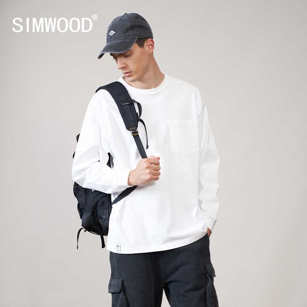 men's t-shirts simwood 2022 autumn winter new men's heavyweight cotton long sleeve t-shirts oversize chest pockets workwear pullo, White;black
men's t-shirts simwood 2022 autumn winter new men's heavyweight cotton long sleeve t-shirts oversize chest pockets workwear pullo, White;black