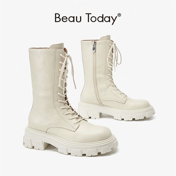 boots beautoday platform boots women calfskin leather midcalf boots round toe side zip crosstied street style lady shoes 02520 221007, Black
boots beautoday platform boots women calfskin leather midcalf boots round toe side zip crosstied street style lady shoes 02520 221007, Black