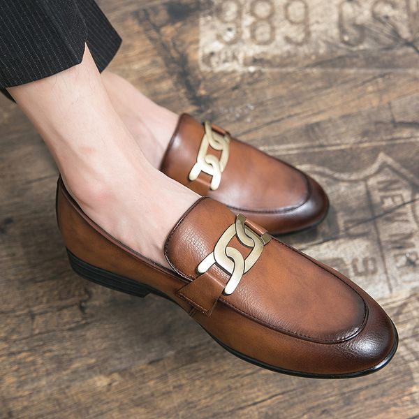 vintage old oxford shoes pointed toe metal buckle one stirrup men's fashion formal casual shoes multiple sizes 38-47, Black
vintage old oxford shoes pointed toe metal buckle one stirrup men's fashion formal casual shoes multiple sizes 38-47, Black