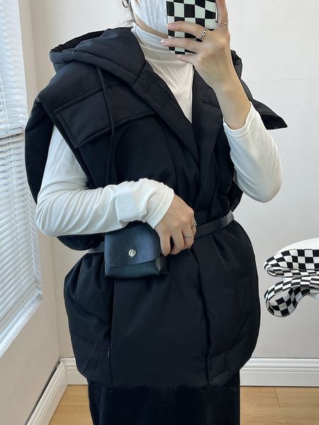 women's vests janveny down vest women luxury thick waistcoat sleeveless 90 white duck down gilet hooded fashion female puffer jacket 22, Black;white
women's vests janveny down vest women luxury thick waistcoat sleeveless 90 white duck down gilet hooded fashion female puffer jacket 22, Black;white
