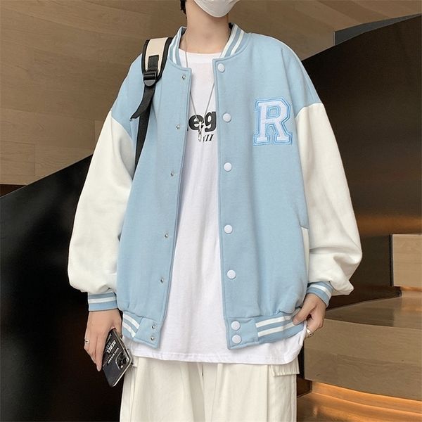 men's jackets blue men's jackets fashion baseball jersey casual cardigan couple's coat spring and autumn loose plus size male, Black;brown
men's jackets blue men's jackets fashion baseball jersey casual cardigan couple's coat spring and autumn loose plus size male, Black;brown
