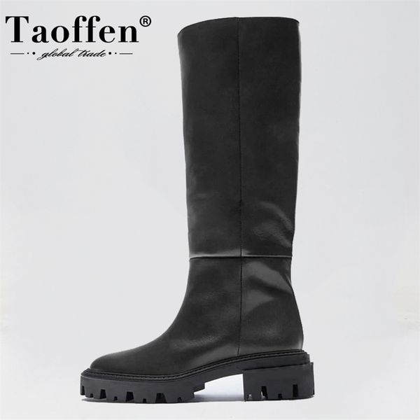 boots taoffen 2023 knee for women real leather winter warm shoes woman platform fashion long boot ins footwear size 3441 221006, Black
boots taoffen 2023 knee for women real leather winter warm shoes woman platform fashion long boot ins footwear size 3441 221006, Black