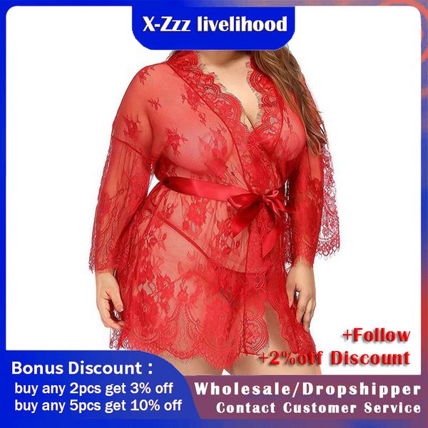 fabric silk robe women lingerie robe sleepwear underwear lace open bra erotic teddy costumes nightwear briefs lace robe clothi, Black;white
fabric silk robe women lingerie robe sleepwear underwear lace open bra erotic teddy costumes nightwear briefs lace robe clothi, Black;white