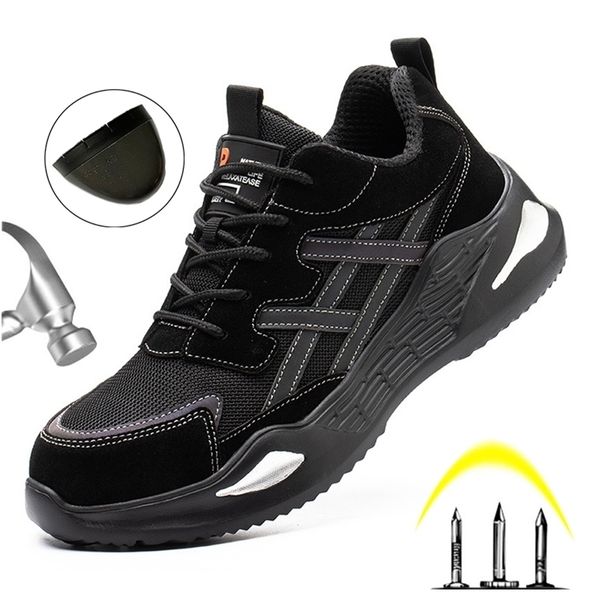 boots waliantile light weight breathable mesh protective safety shoes for men steel toe puncture proof indestructible work sneakers 221007, Black
boots waliantile light weight breathable mesh protective safety shoes for men steel toe puncture proof indestructible work sneakers 221007, Black