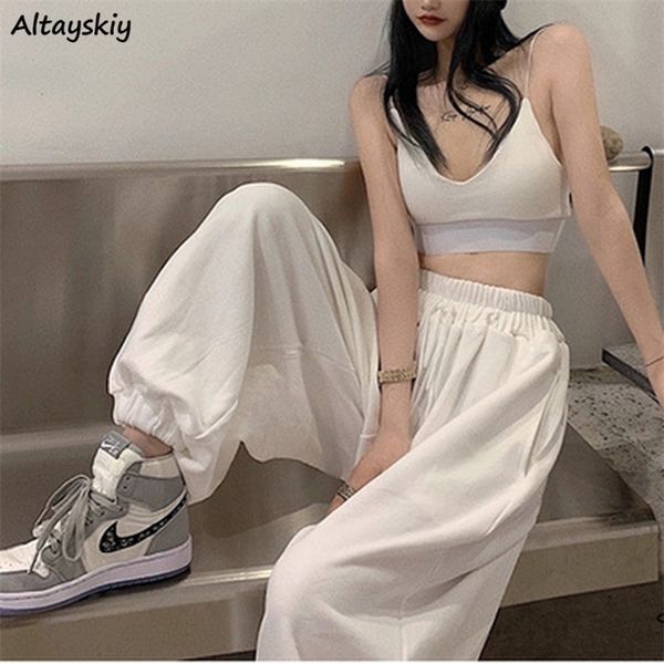 womens pants capris casual pants women spring loose pure color allmatch mujer full length chic girlfriend fashion trousers ladies cool high, Black;white
womens pants capris casual pants women spring loose pure color allmatch mujer full length chic girlfriend fashion trousers ladies cool high, Black;white