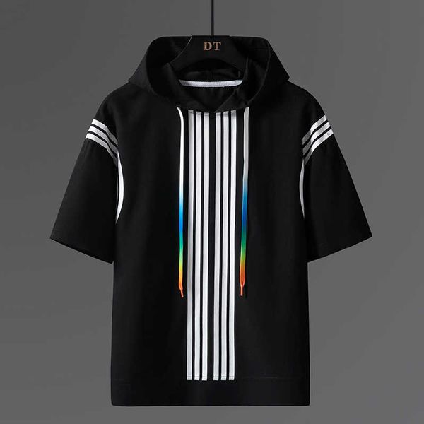men's t-shirts casual summer men's cotton hooded t-shirts short sleeve tees and shorts pant 2 piece suit youth streetwear sets mal, White;black
men's t-shirts casual summer men's cotton hooded t-shirts short sleeve tees and shorts pant 2 piece suit youth streetwear sets mal, White;black