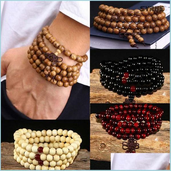 charm bracelets 108 beads 8mm natural sandalwood buddhist buddha wood prayer beaded knot black ebony men bracelets bangles f dhjvs, Golden;silver
charm bracelets 108 beads 8mm natural sandalwood buddhist buddha wood prayer beaded knot black ebony men bracelets bangles f dhjvs, Golden;silver