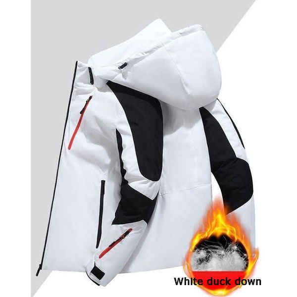 men's down parkas new winter coat men white duck down jacket hooded thick warm parkas male outwear jackets multi-pockets casual coats t, Black
men's down parkas new winter coat men white duck down jacket hooded thick warm parkas male outwear jackets multi-pockets casual coats t, Black