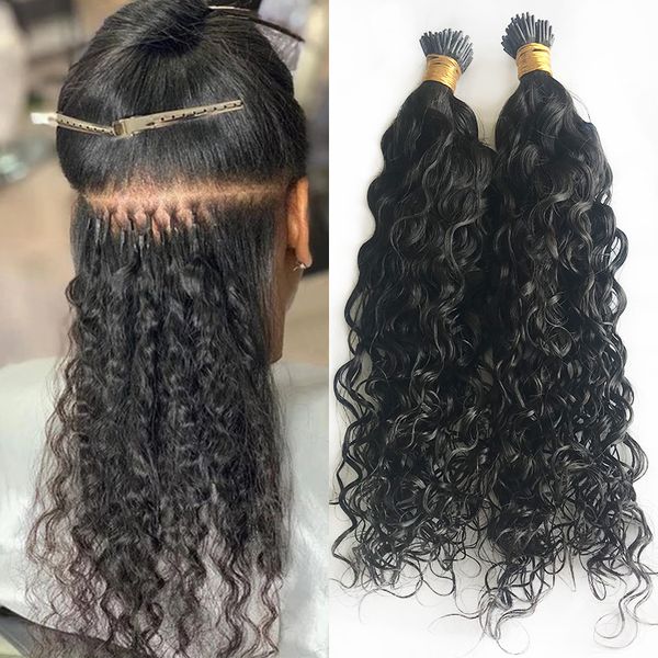 curly pre-bonde i tip in human hair extensions for women microlinks malaysian remy hairs natural color can bed dyed, Black
curly pre-bonde i tip in human hair extensions for women microlinks malaysian remy hairs natural color can bed dyed, Black