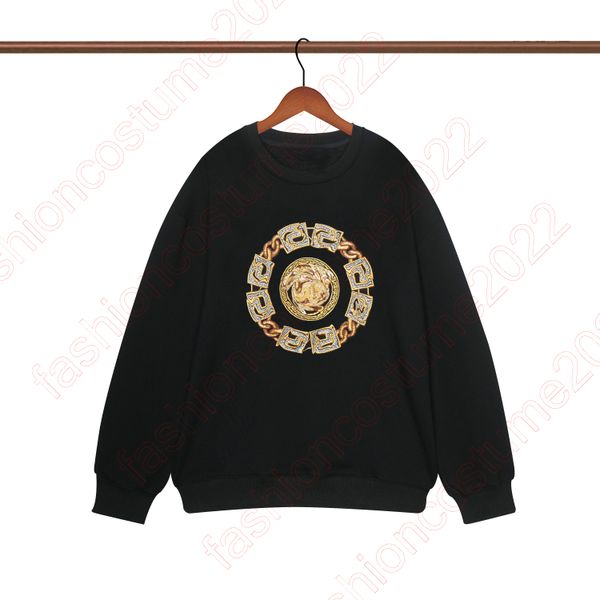 2023 stitch print embroidered sweatshirt men striped medusaes sweatshirts spring mens hoodies male loose couple outfit women brand hip hop h, Black
2023 stitch print embroidered sweatshirt men striped medusaes sweatshirts spring mens hoodies male loose couple outfit women brand hip hop h, Black