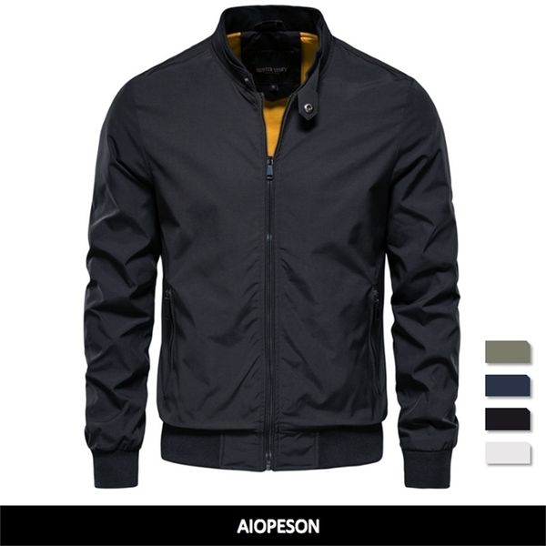men's jackets aiopeson solid color baseball jacket men casual stand collar bomber mens jackets autumn slim fit jackets for men 221006, Black;brown
men's jackets aiopeson solid color baseball jacket men casual stand collar bomber mens jackets autumn slim fit jackets for men 221006, Black;brown