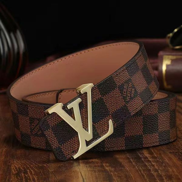 louis vuitton belts mens desinger belt leather fashion womens accessories luxury letter waistband big gold buckle casual business strap cein, Black;brown
louis vuitton belts mens desinger belt leather fashion womens accessories luxury letter waistband big gold buckle casual business strap cein, Black;brown