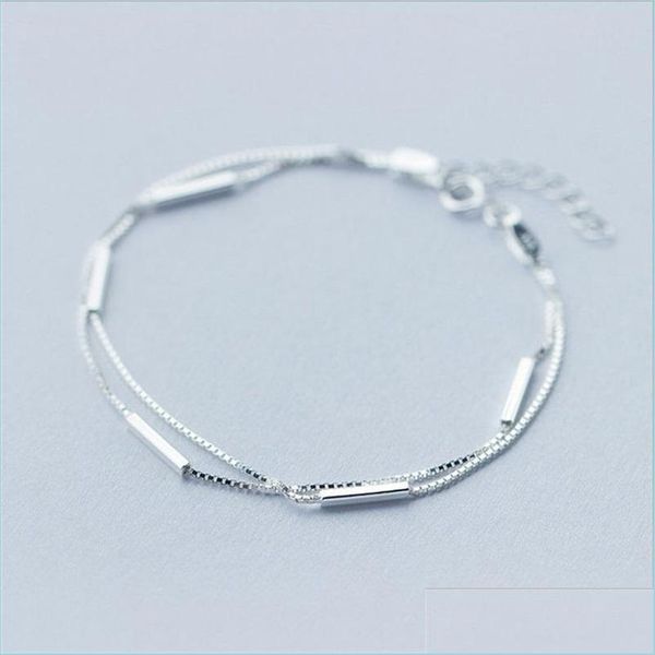 charm bracelets personality new art 925 sterling sier jewelry female simple bar round stick double bracelet drop delivery 2021 bracele dhivl, Golden;silver
charm bracelets personality new art 925 sterling sier jewelry female simple bar round stick double bracelet drop delivery 2021 bracele dhivl, Golden;silver
