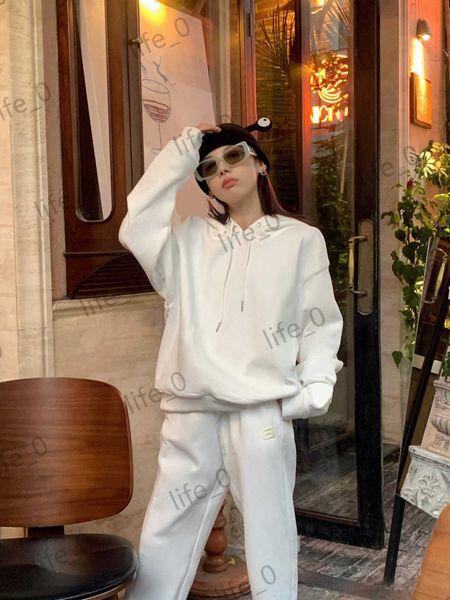 womens two pieces pants drawstring regular hoodie sweatshirts elastic waist lettered logo embroidery trousers fashion brand woman tracksuit, White
womens two pieces pants drawstring regular hoodie sweatshirts elastic waist lettered logo embroidery trousers fashion brand woman tracksuit, White