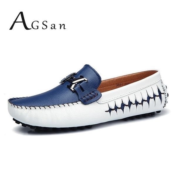 dress shoes agsan men loafers genuine leather casual shoes slip on mens boat italian designer driving moccasins blue black flats 221007
dress shoes agsan men loafers genuine leather casual shoes slip on mens boat italian designer driving moccasins blue black flats 221007